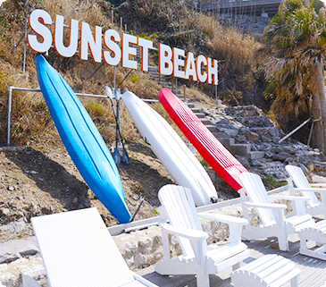 サンセットビーチ&エンジェルロード