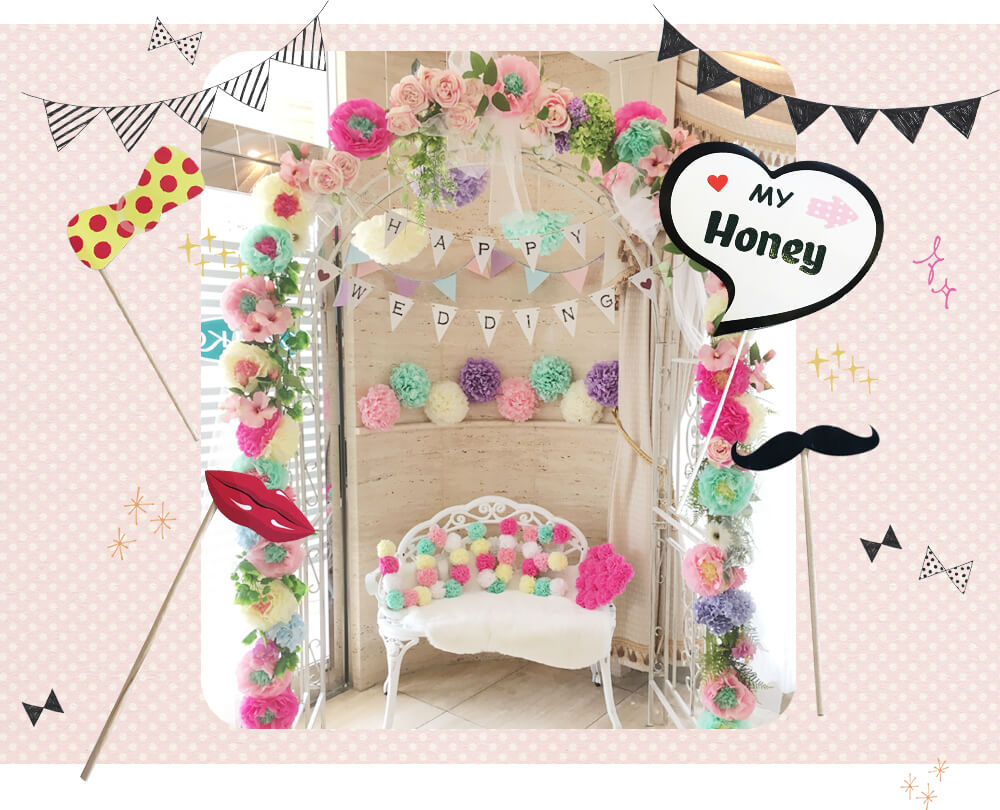 春に合う、たくさんのかわいい飾り